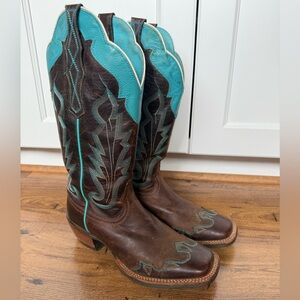 Ariat Teal Leather Boots